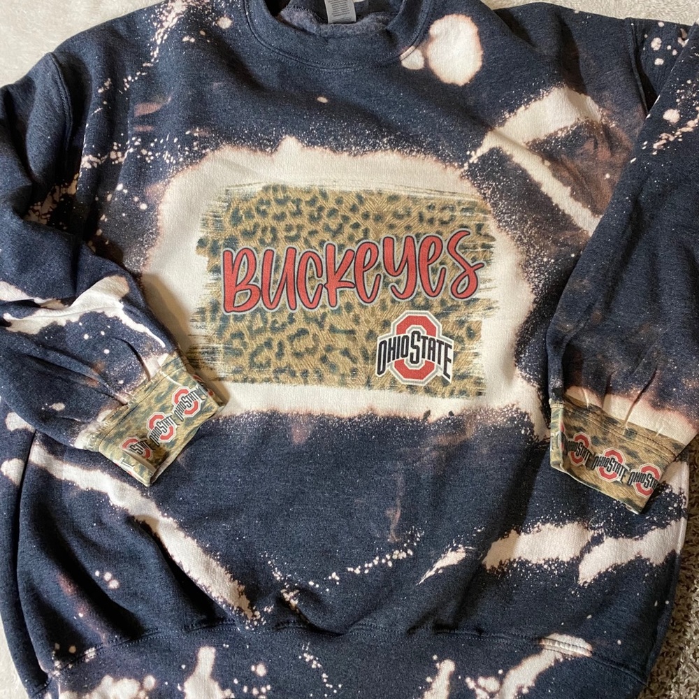 Bleached leopard Ohio state Buckeyes